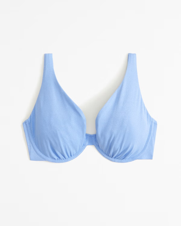 Women's Curve Love High Apex Underwire Bikini Top | Women's Clearance | Abercrombie.com | Abercrombie & Fitch (US)