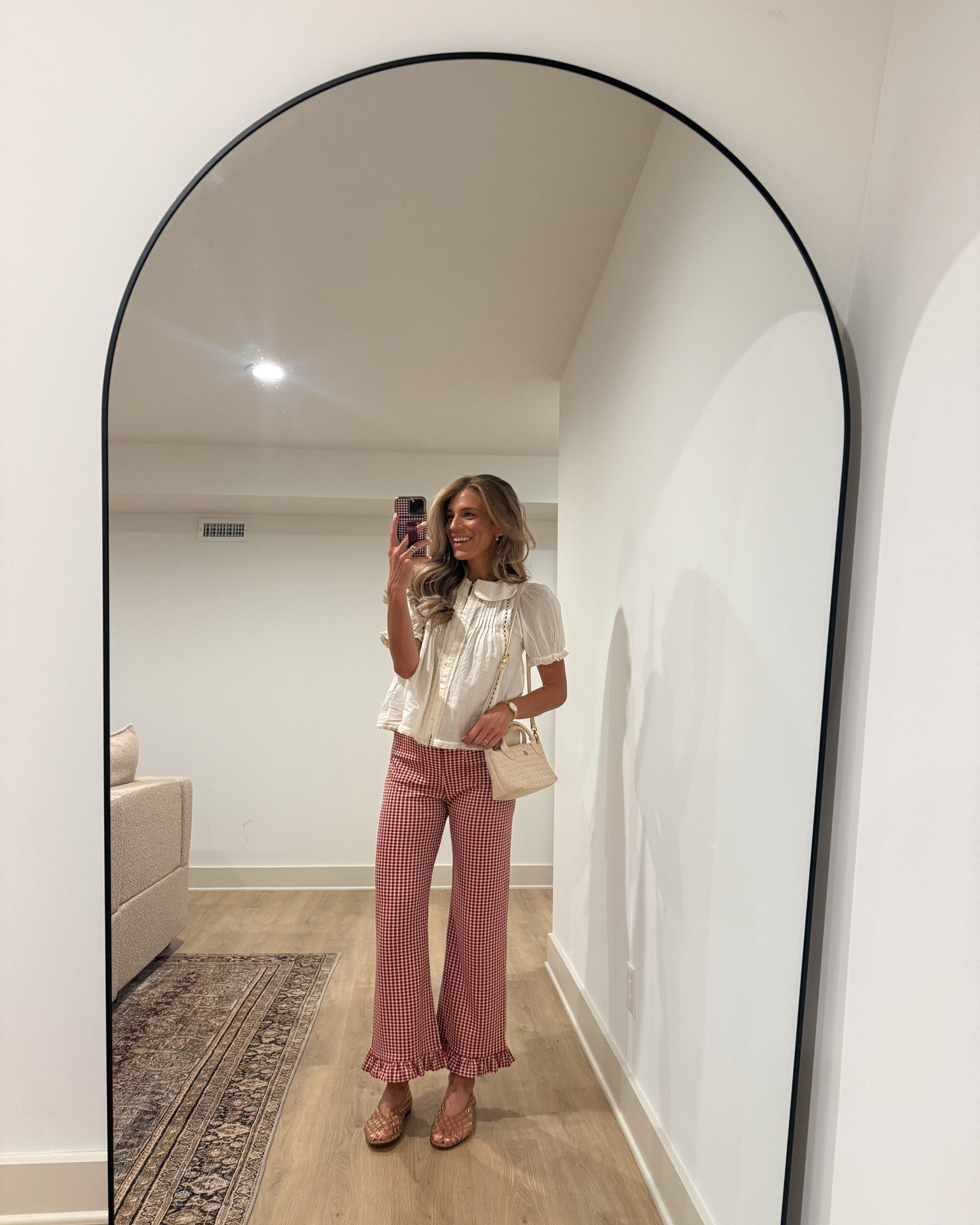 Pants run a tad smaller. Sized up to 28 tall
Small in top 


@Anthropologie @abercrombie