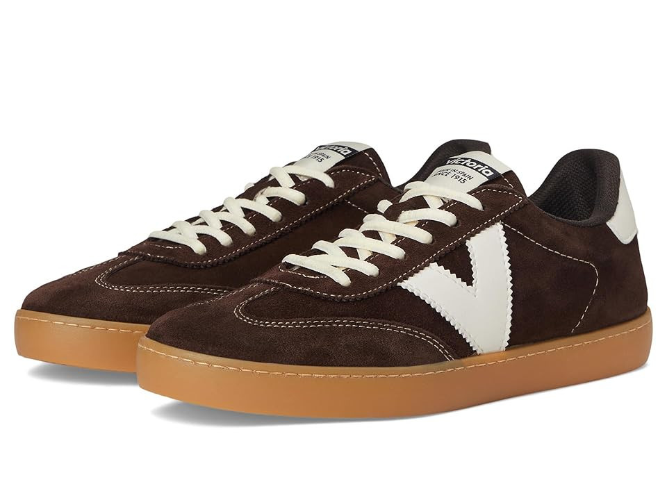 victoria Berlin Ciclista Suede White Stitching Women's Shoes Chocolate : EU 40 (US Women's 9) M, Leather/Suede | Zappos