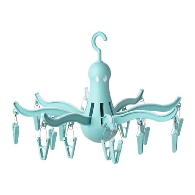 IKEA PRESSA Octopus hanging dryer w/16 clip pins laundry clothes hanger foldable | eBay US