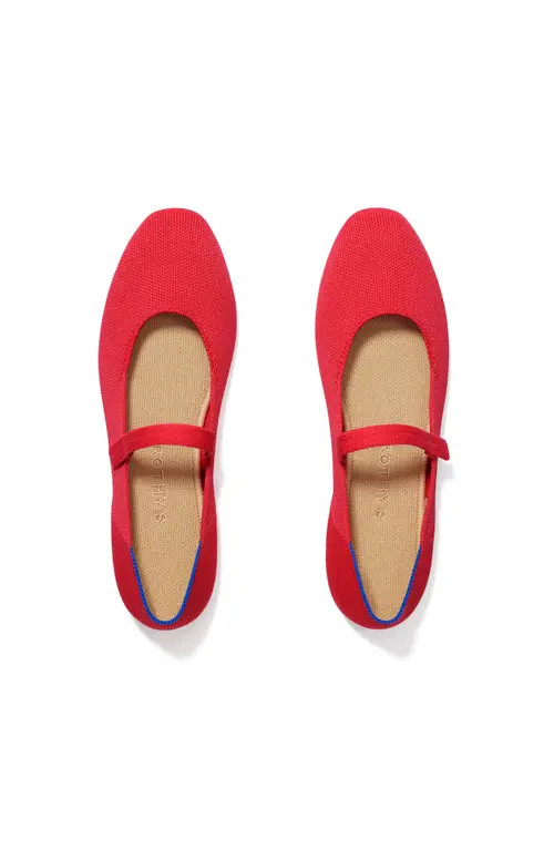 Rothy's The Square Mary Jane in Lollipop Red at Nordstrom, Size 9.5 | Nordstrom