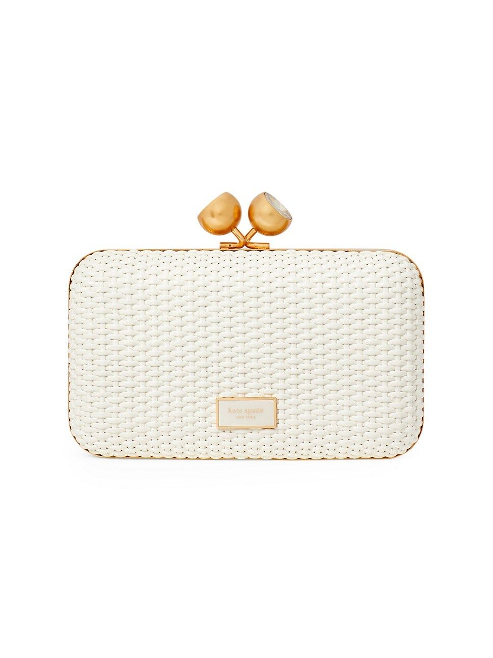 Small Woven Kisslock Clutch | Saks Fifth Avenue
