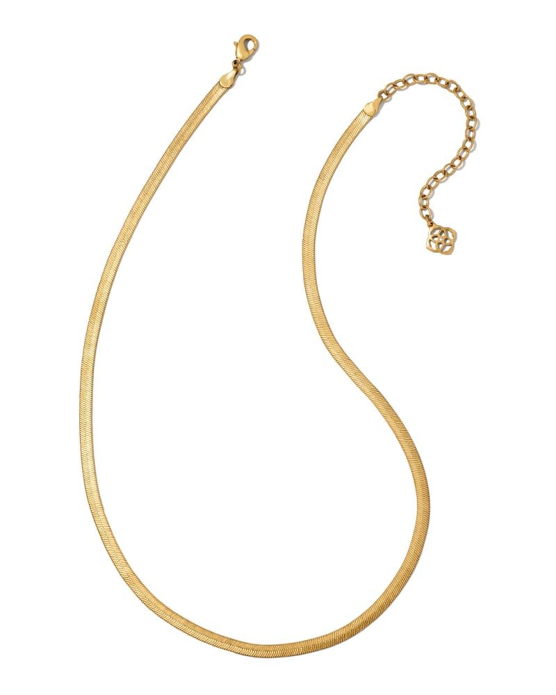 Kassie Chain Necklace in Vintage Gold | Kendra Scott