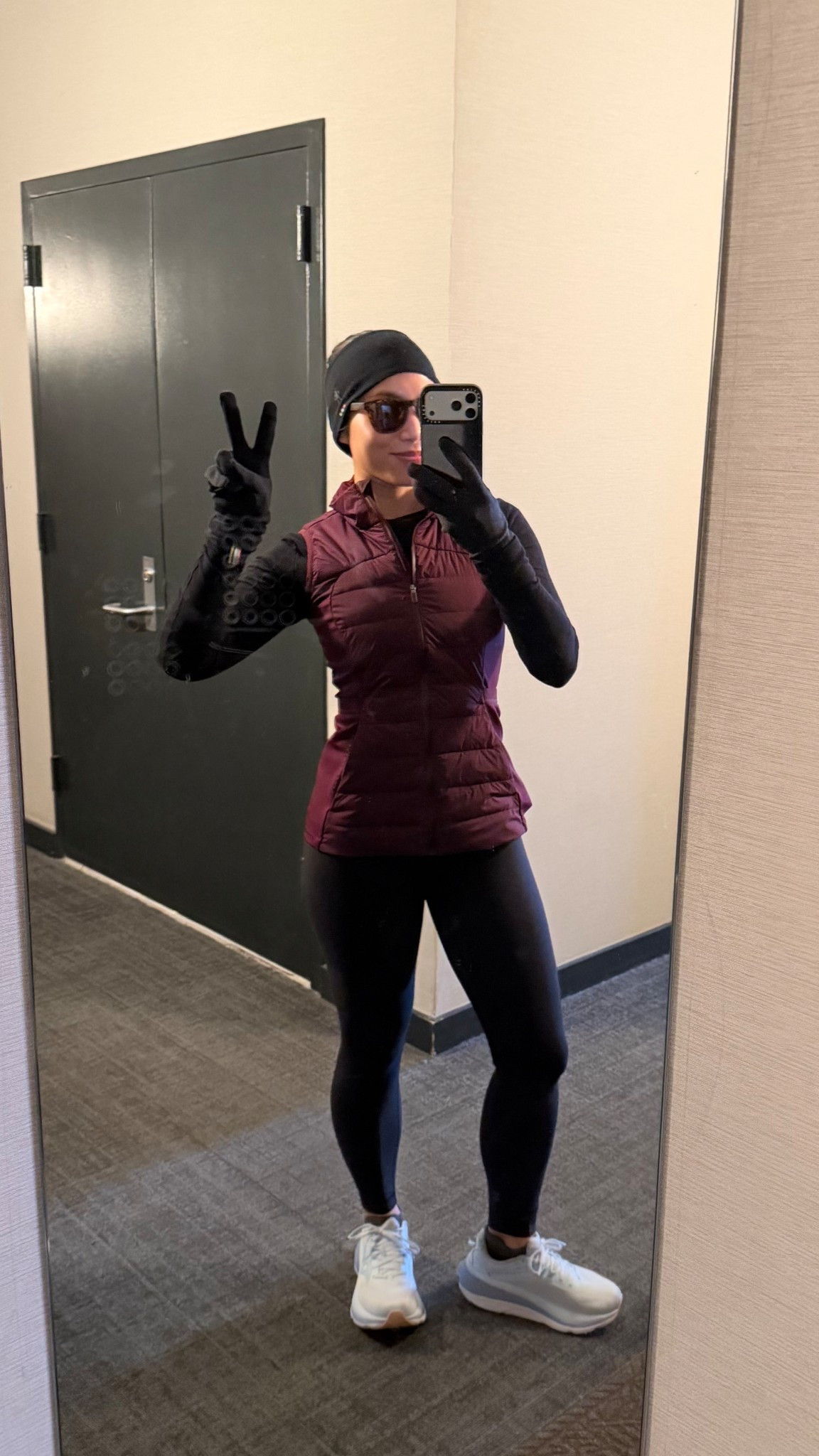What I wear to go running during winter training 