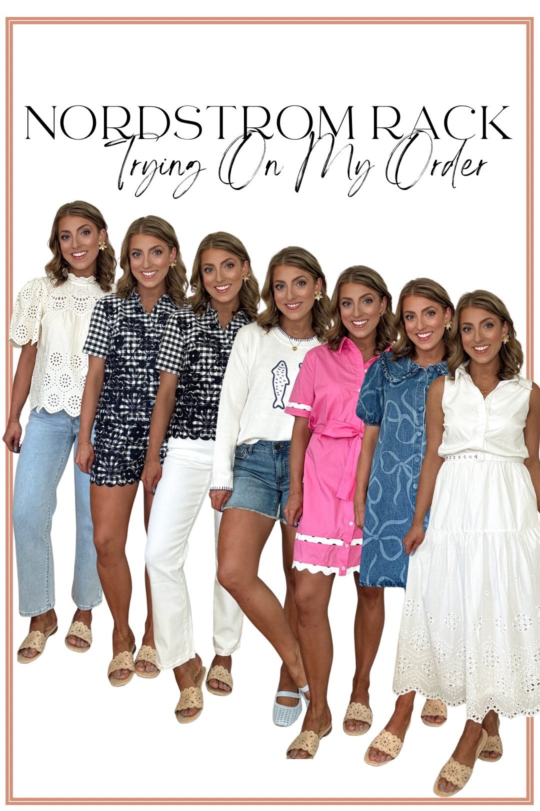 Nordstrom Rack try-on haul and I am honestly SO impressed 🤍 these pieces feel designer-level but are all majorly discounted 🙌🏼 think boutique quality, elevated basics, and timeless spring outfits for way less

From chic matching sets to the prettiest dresses and everyday denim, everything in this order gives that polished, high-end look without paying full price ✨ perfect for spring events, everyday mom style, vacations, and everything in between

If you love that classic, elevated aesthetic (think Anthro / Tuckernuck vibes) but at a fraction of the price… this one is GOOD 👏🏼

Linking everything I tried on — sizing + fit notes included!

#nordstromrack #nordstromrackfinds #springoutfits #springstyle #affordablefashion #lookforless #elevatedstyle #momstyle #everydayoutfits #tryonhaul #styledlooks #classicstyle #femininefashion #outfitinspo #springfashionfinds

#LTKootd #LTKPetite #LTKSaleAlert