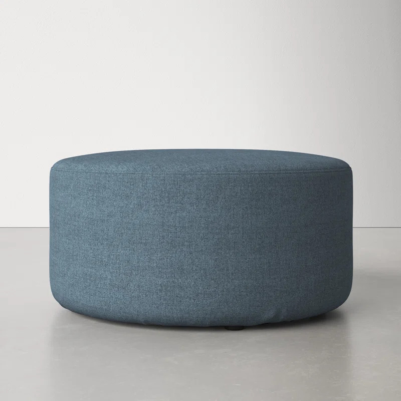 Mila 24'' Wide Round Cocktail Ottoman | Wayfair North America