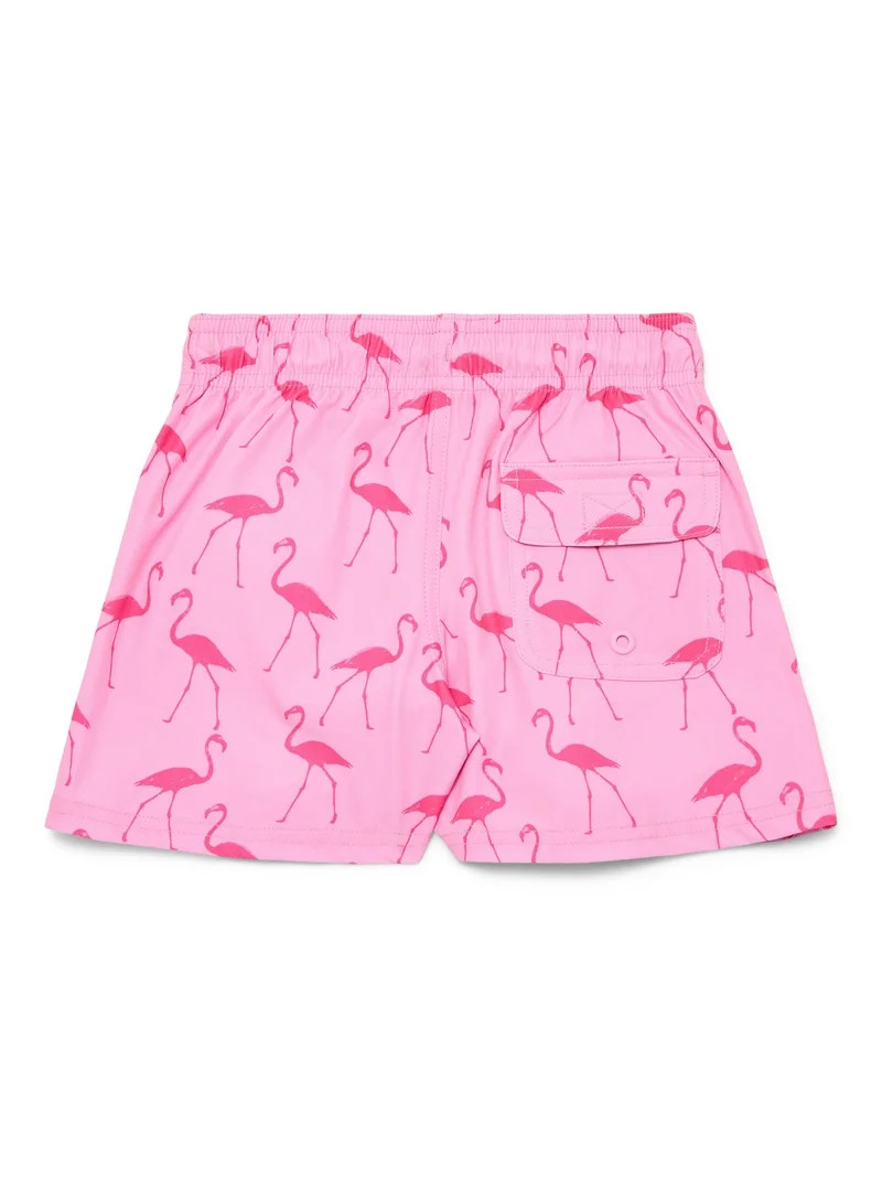 Wonder Nation Boys Quick Dry Stretch Swim Trunks with UPF50, Sizes 4-18 & Husky | Walmart (US)