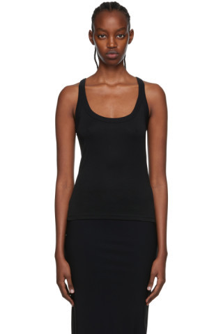 Black Pima Cotton Camisole | SSENSE