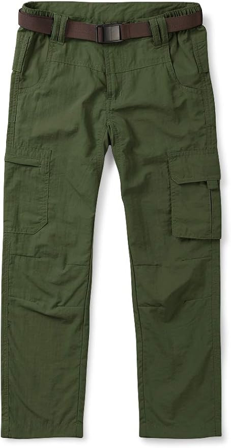 OCHENTA Men & Boys' Quick Dry Cargo Pants for Outdoor Hiking Camping Fishing | Amazon (US)