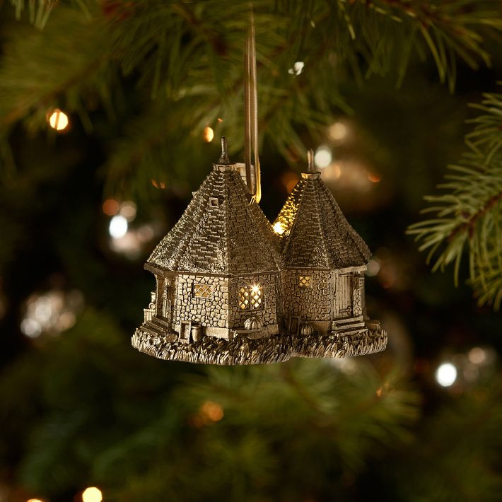Harry Potter™ Light-Up Ornament- Hagrid™'s Hut | Pottery Barn Teen