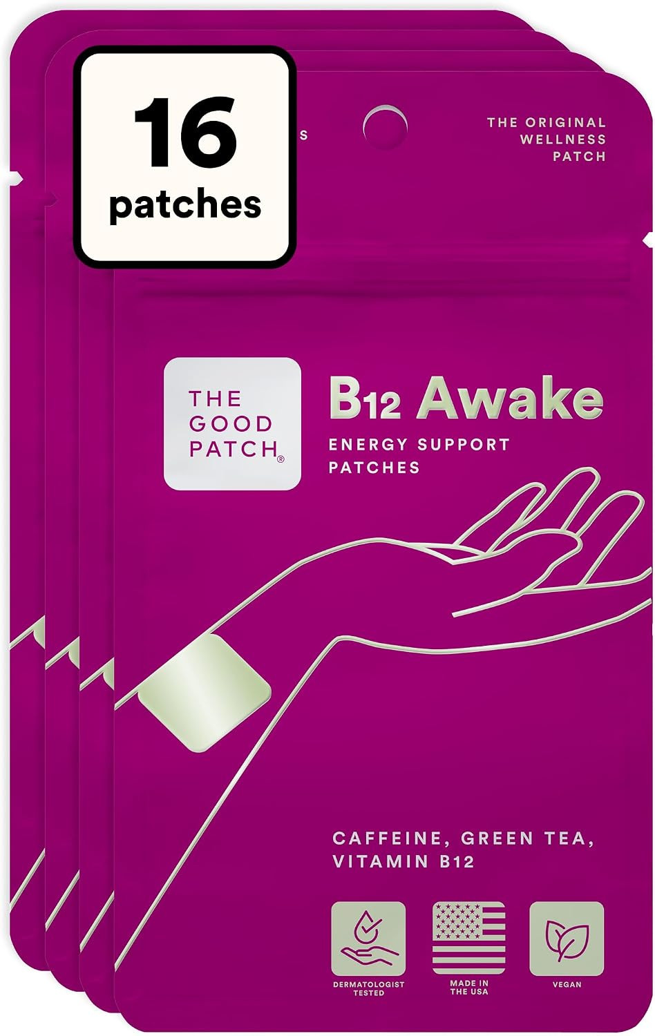 The Good Patch B12 Awake Energy Patch (16 Total Patches) | Amazon (US)