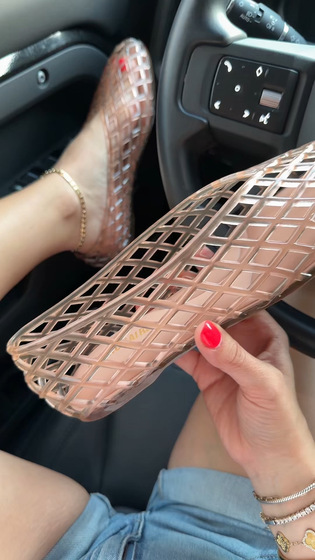 Comfy Jelly shoes on sale 
True to size

#LTKSaleAlert