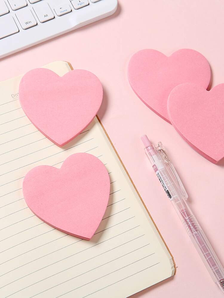 1pc Heart Shaped Sticky Note | SHEIN