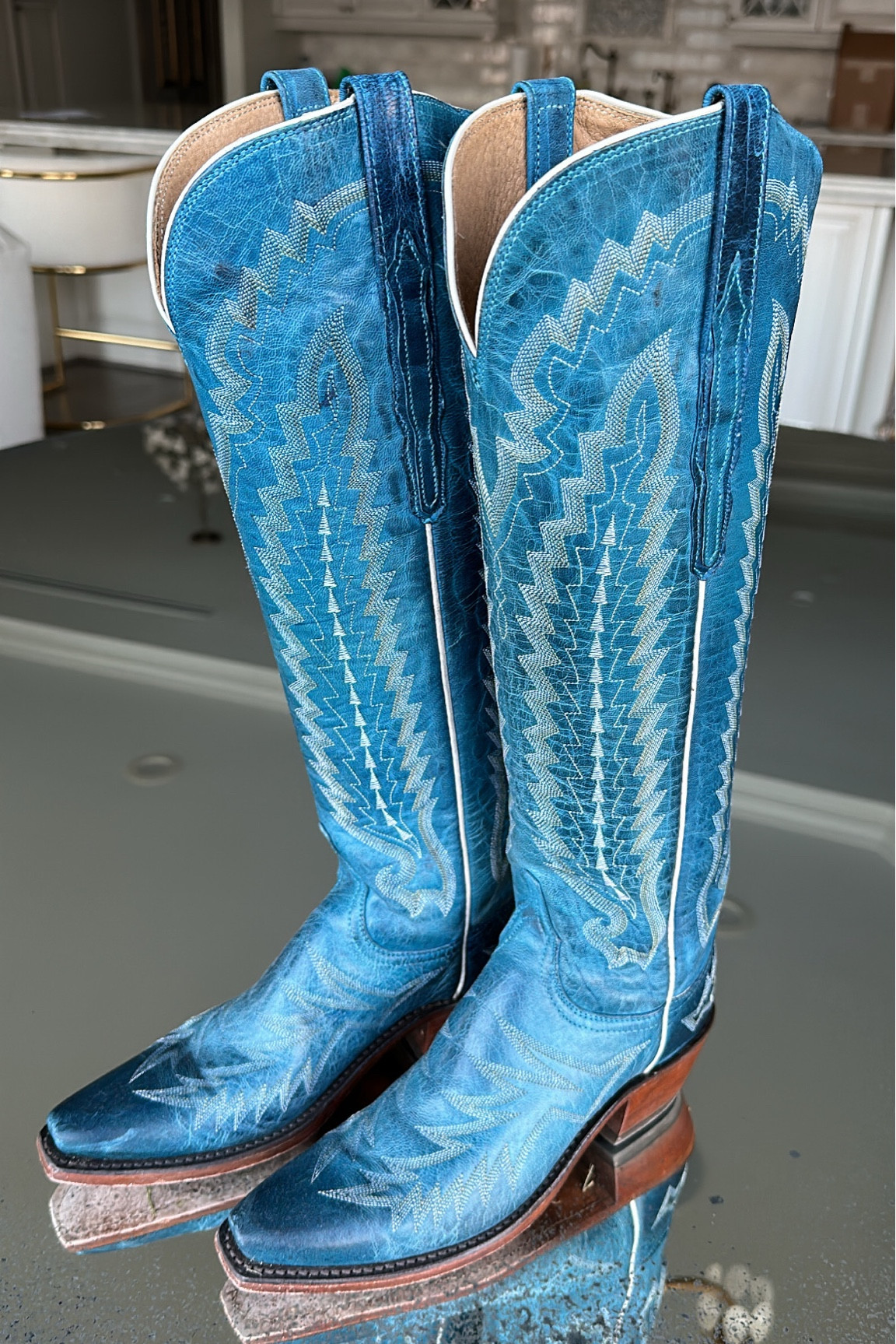 the absolute coolest boots EVER!! Wore these to a western wedding and they were a hit!🩵💙

#LTKstyletip #LTKwedding #LTKshoecrush