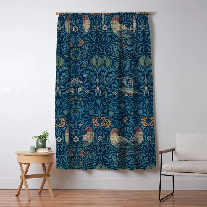 William Morris "Birds" 1. Blackout Curtain | Society6