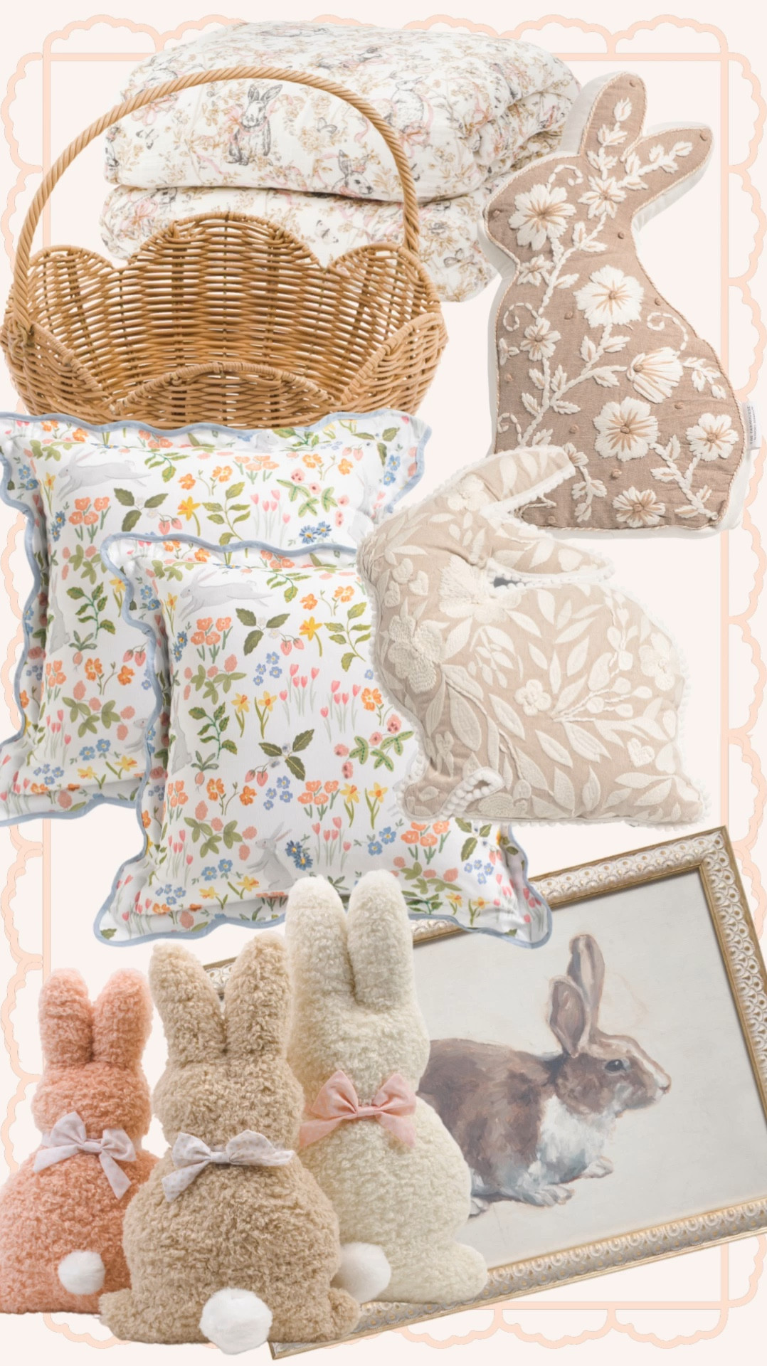 Neutral Easter Decor
🤍

Easter Basket, Bunny Pillows, Easter Pillows, Easter Gift

#LTKHome #LTKSeasonal #LTKStyleTip