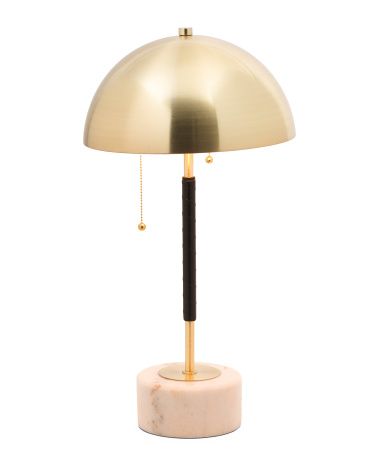 Marble Base Mushroom Lamp | TJ Maxx