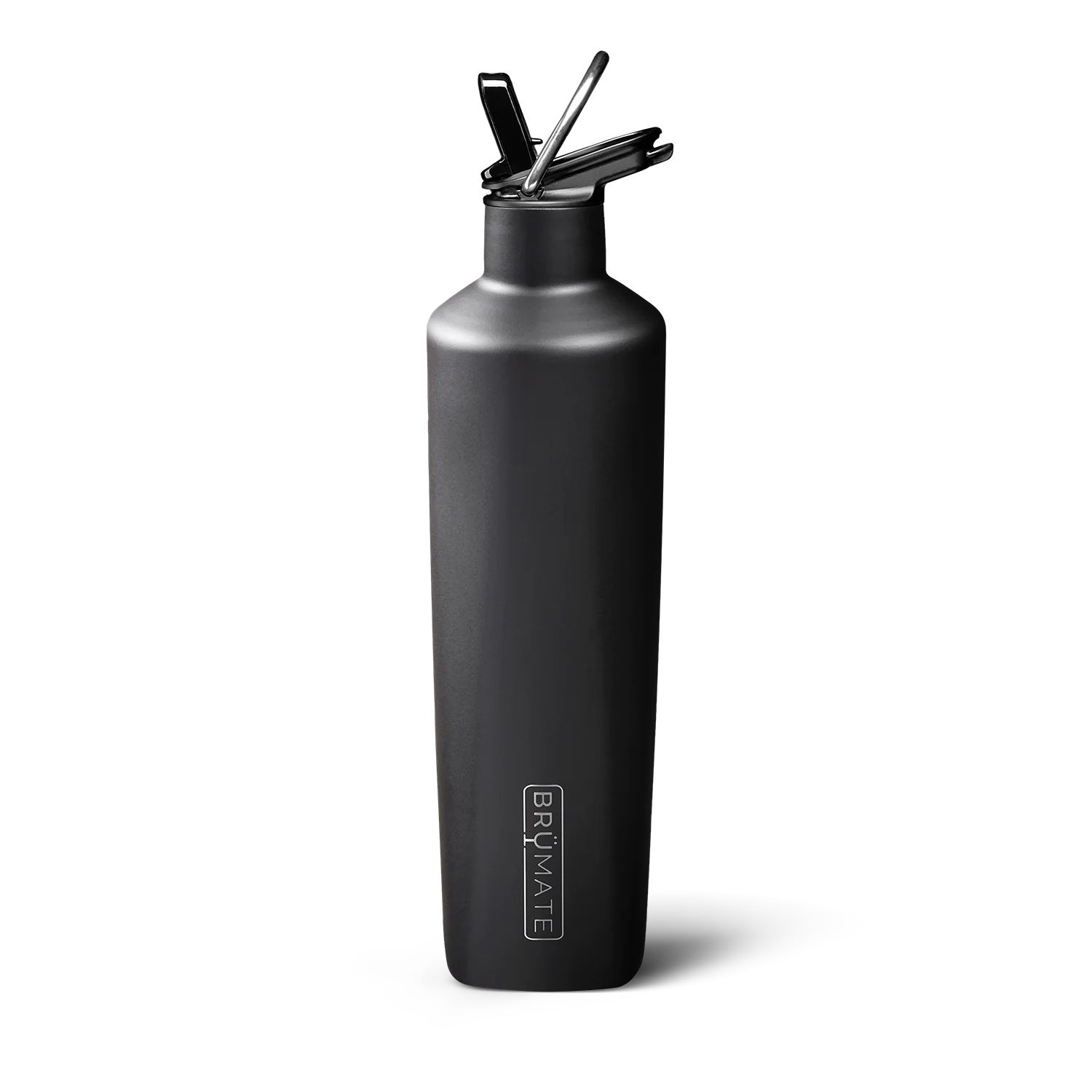 BrüMate 25oz ReHydration Bottle | Matte Black | BruMate