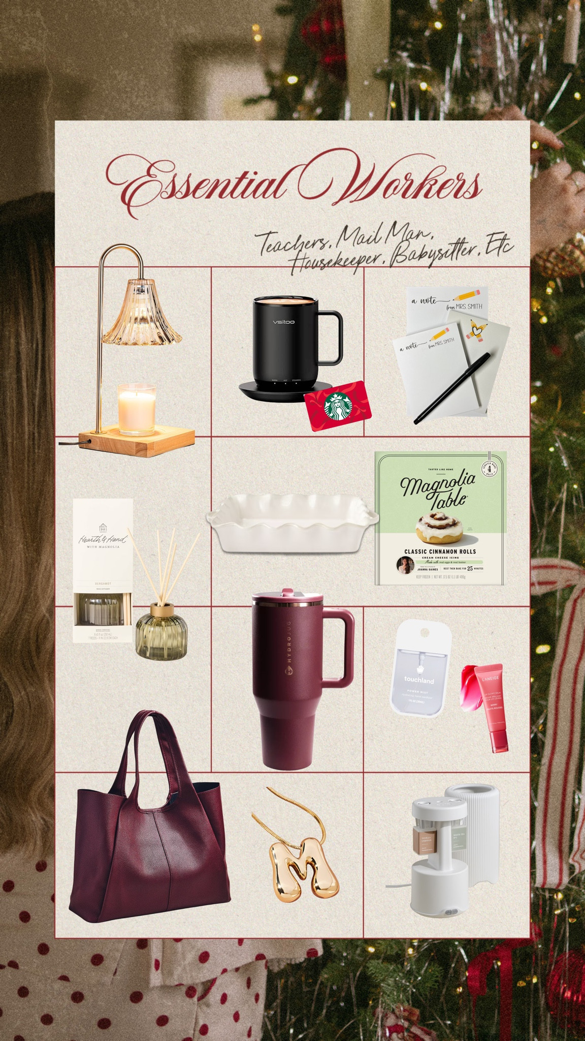 Gift ideas for teachers, mailman, babysitter, housekeeper, etc🌲✨🎁

#LTKGiftGuide #LTKHoliday