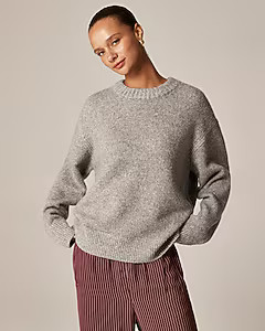 Relaxed crewneck pullover | J. Crew US