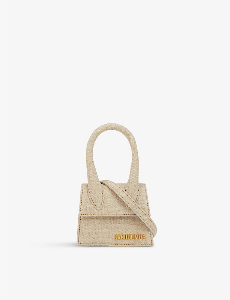 Le Chiquito linen top-handle bag | Selfridges