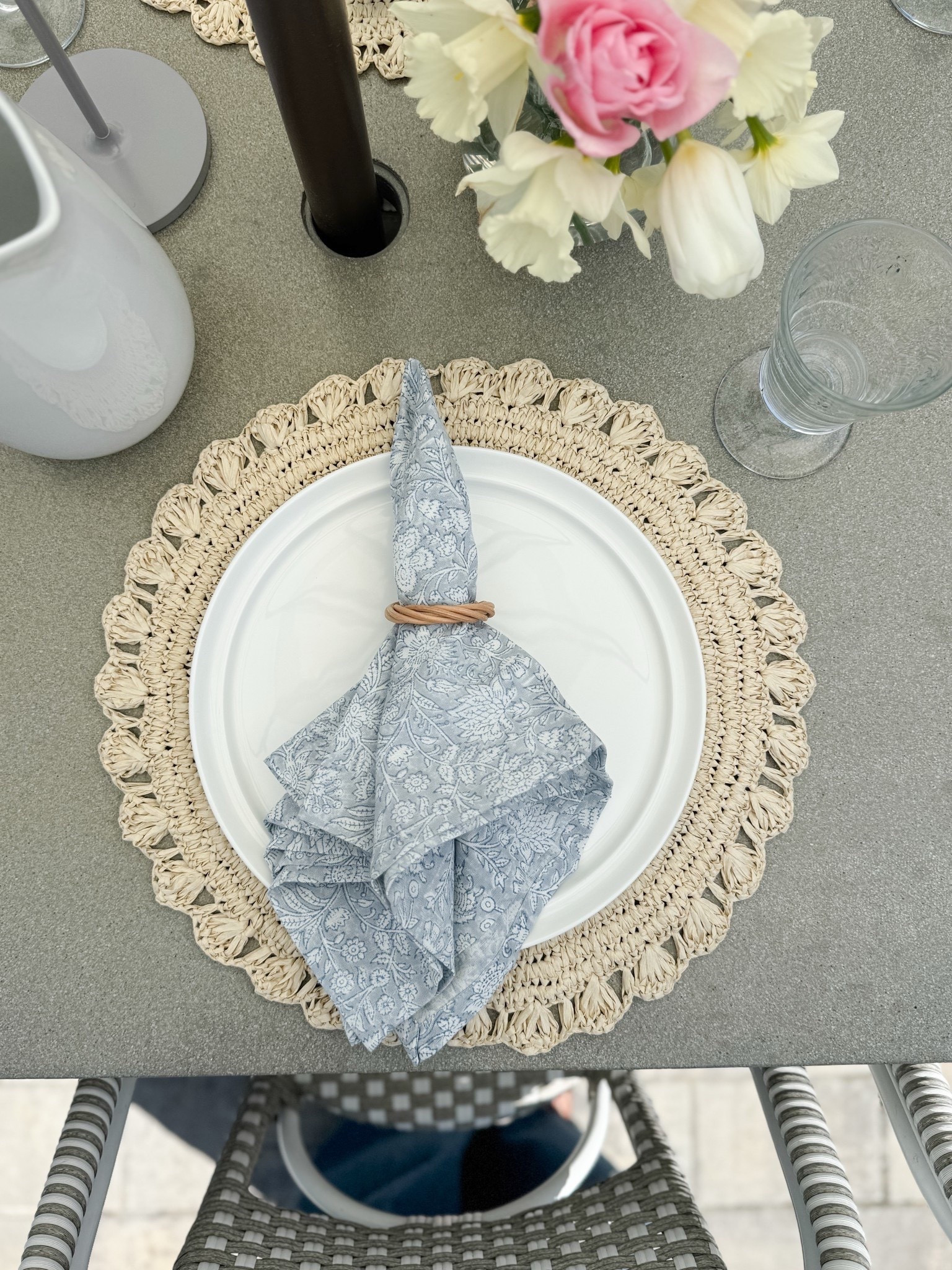 My exact block print napkins were discontinued from McGee and Co, but I’m linking several others that I absolute love! Spring, tablescape, Easter, tablescape target, Amazon, look for less, outdoor entertaining.

#LTKSeasonal #LTKHome