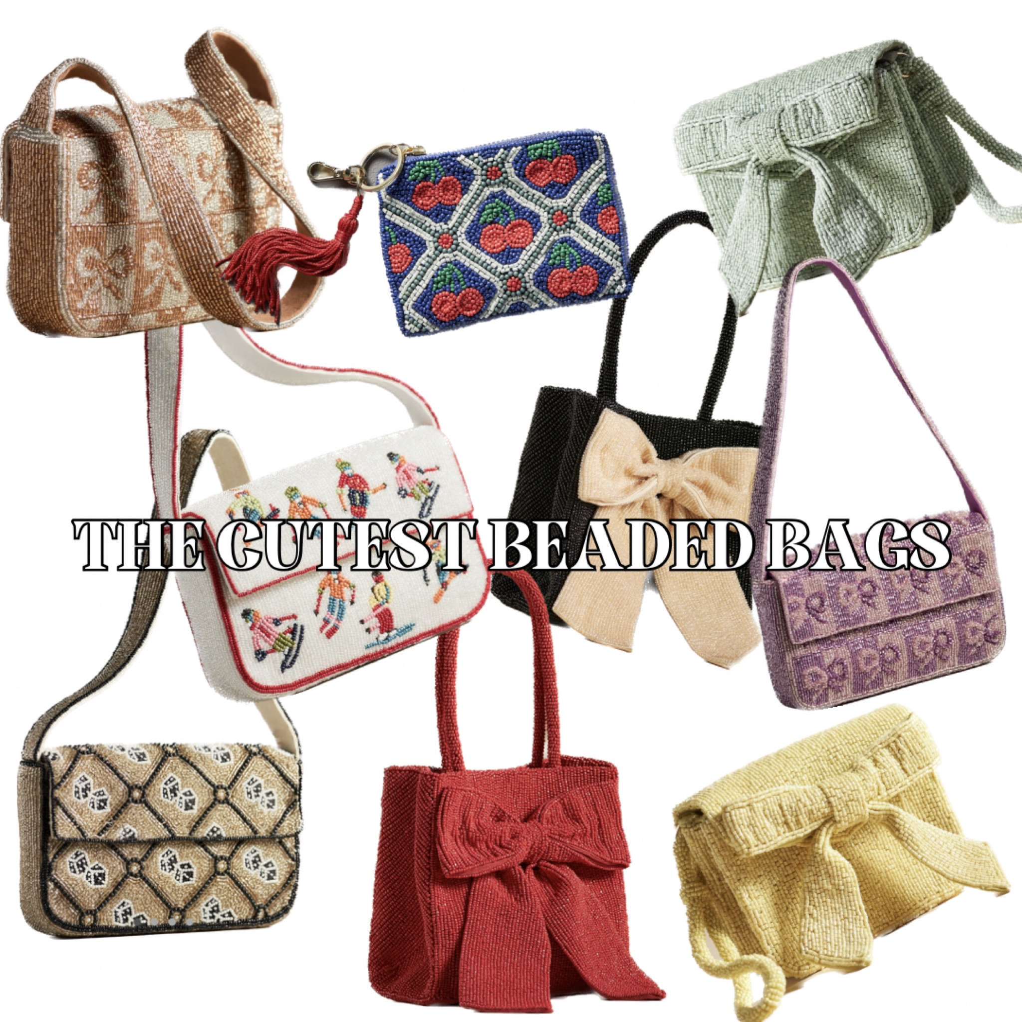 The cutest beaded bags!! So many fun colors and designs - how do you pick?! // purses bags wallets purse beaded fashion trend trendy Anthropologie viral

#LTKHoliday #LTKParties #LTKStyleTip