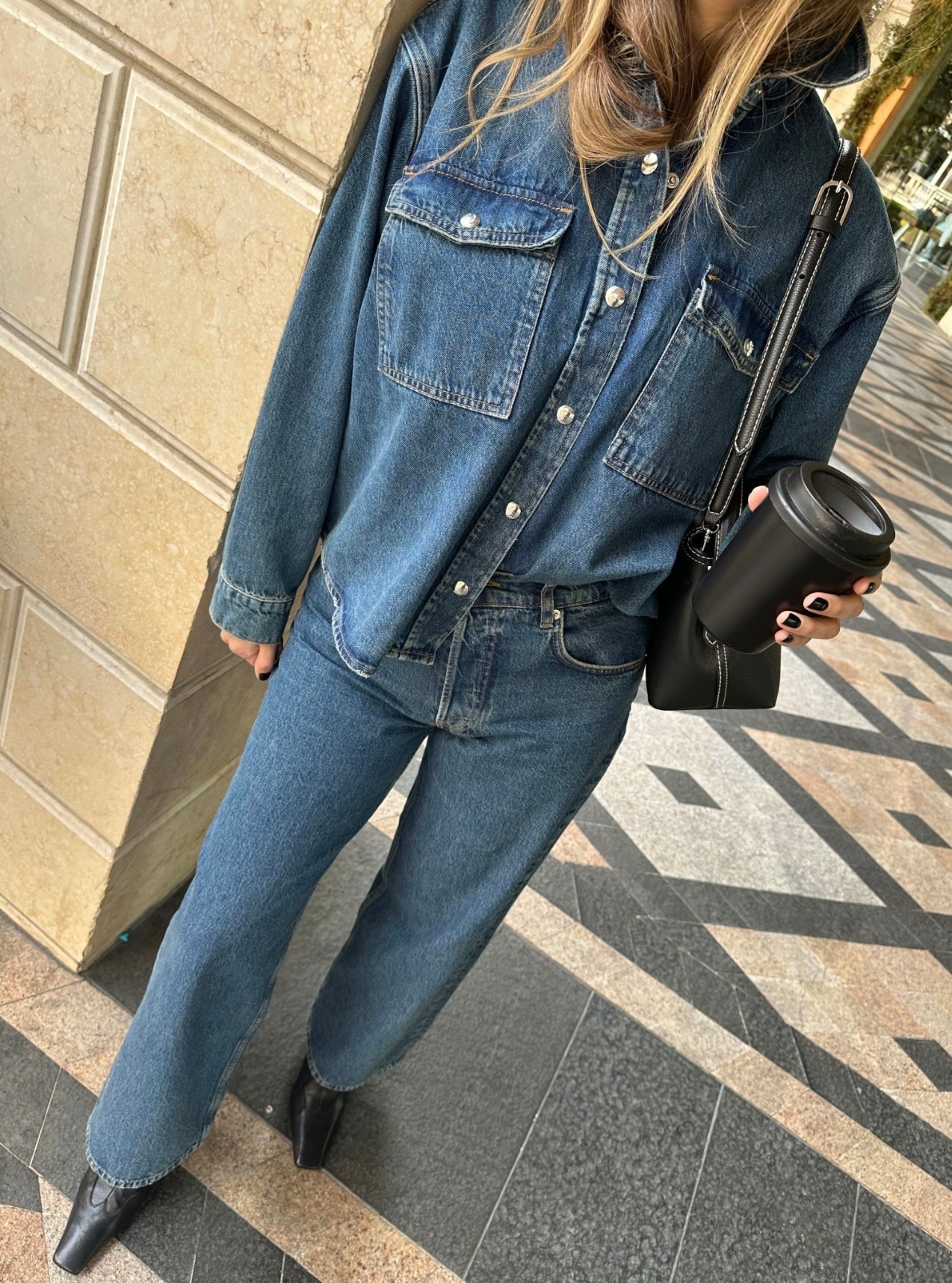Denim on denim 

#LTKSeasonal #LTKgrwm #LTKootd