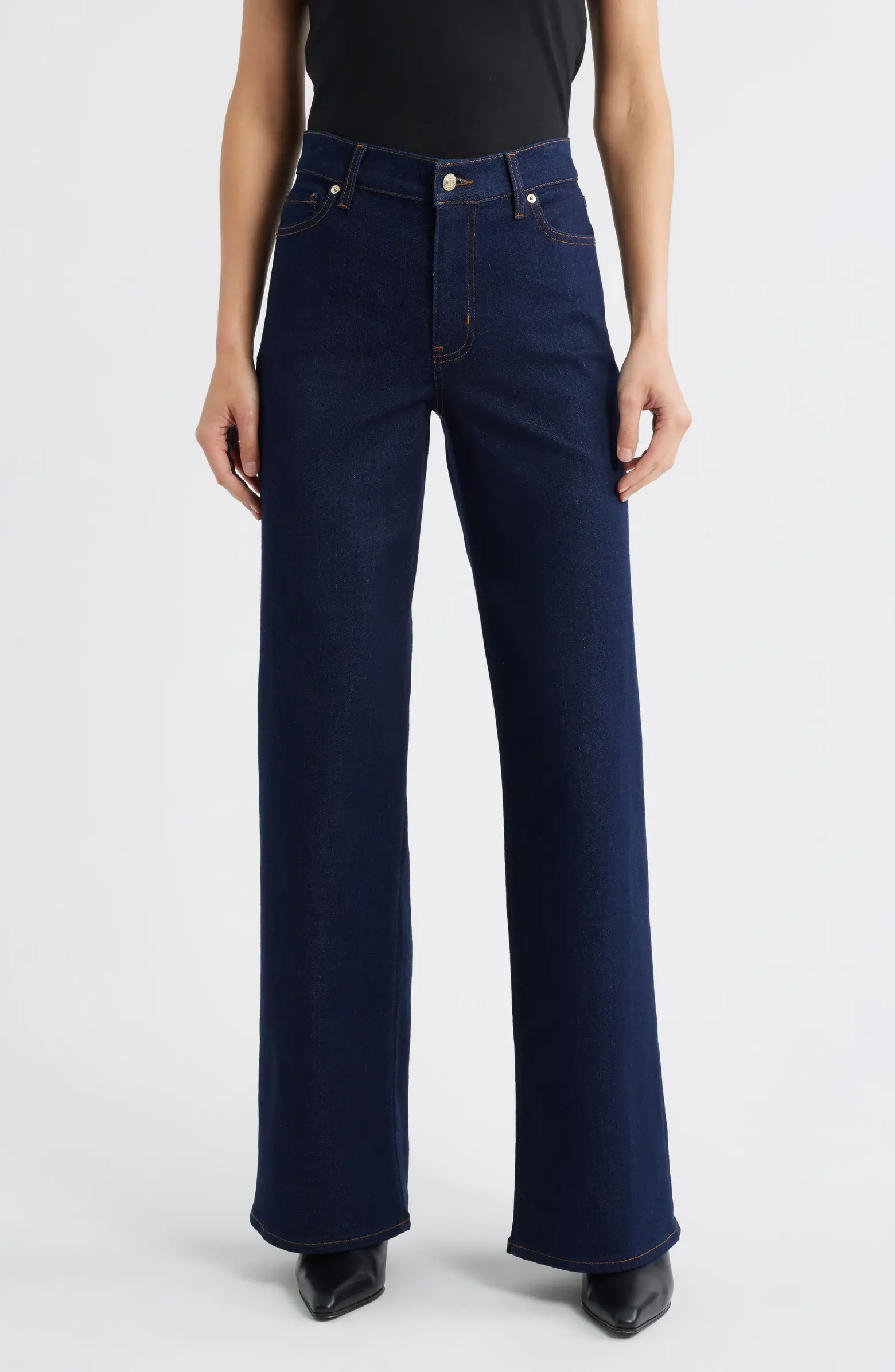 Long Le Slim Palazzo High Waist Wide Leg Jeans | Nordstrom