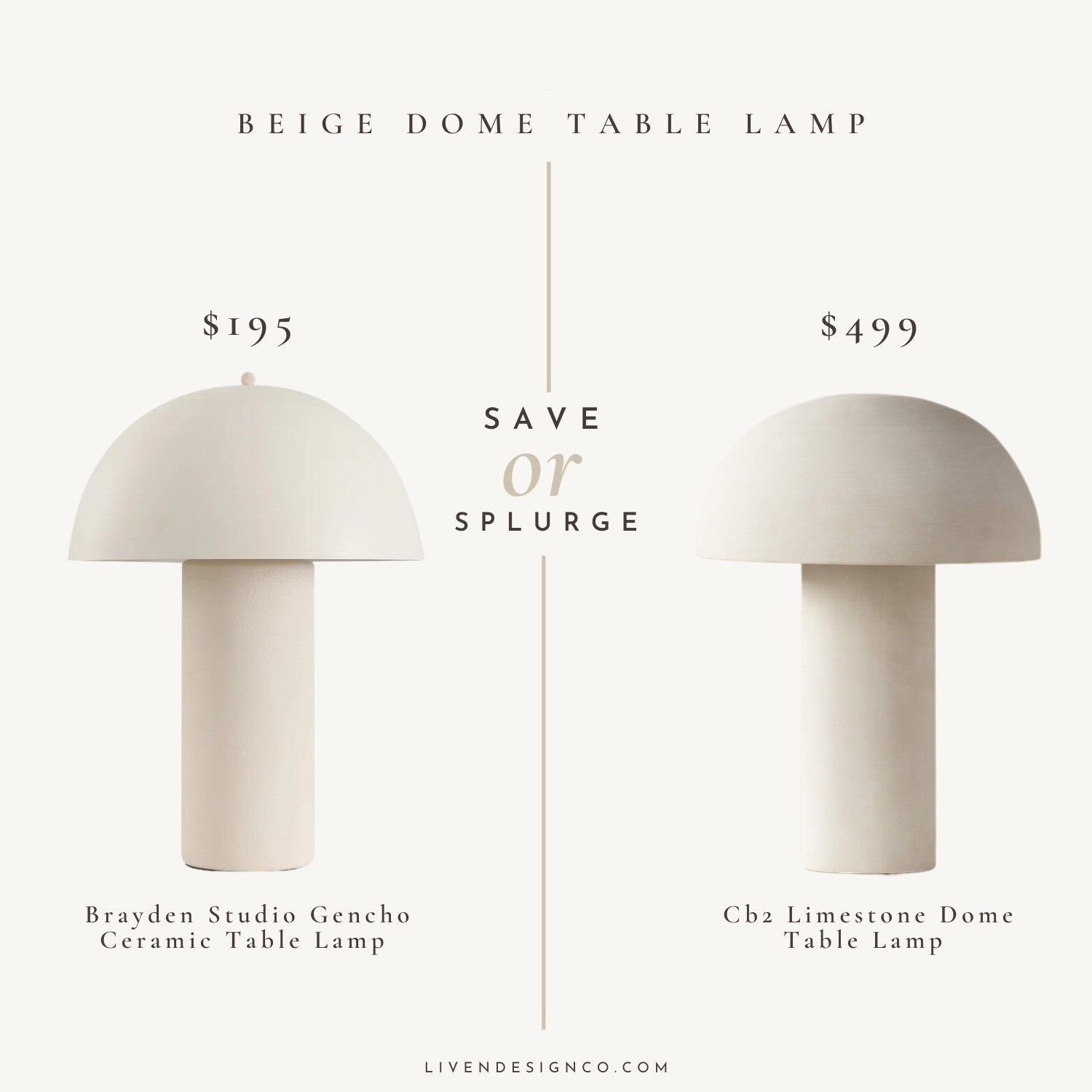 Beige dome table lamp. Mushroom shade lamp. Dupe. Look for less. Copycat. Cb2 lamp. 

#LTKSeasonal #LTKHome #LTKSaleAlert