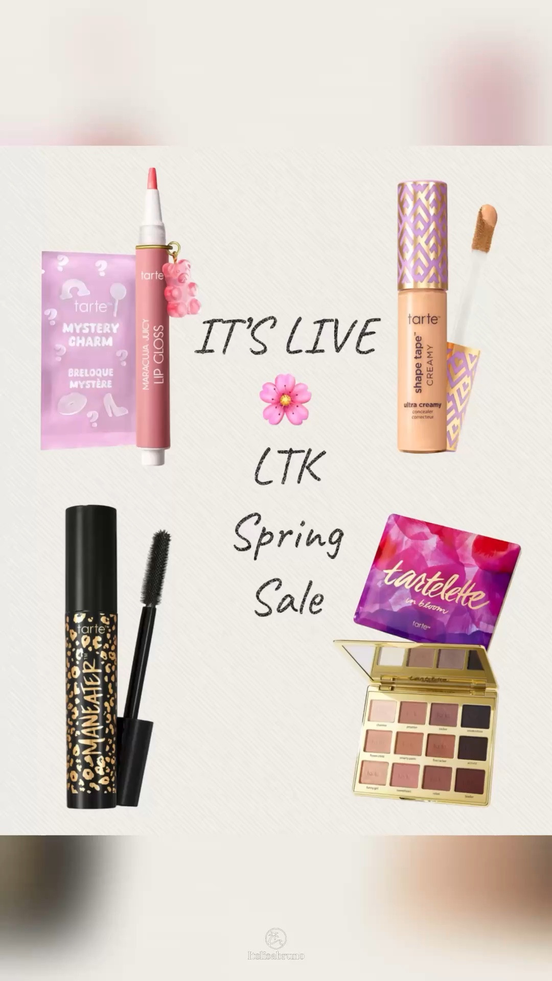 The LTK Spring Sale is officially live.

To get the discount, you MUST shop inside the LTK app and copy the promo code directly from the app before checkout.

I’ve linked all my @Tarte picks there 🤍

35% off sitewide + free shipping*

#Ad  #SpringMakeup #MakeupDeals #BeautySale #GlowingSkin #EverydayBeauty 


#LTKSaleAlert #LTKBeauty #LTKSpringSale