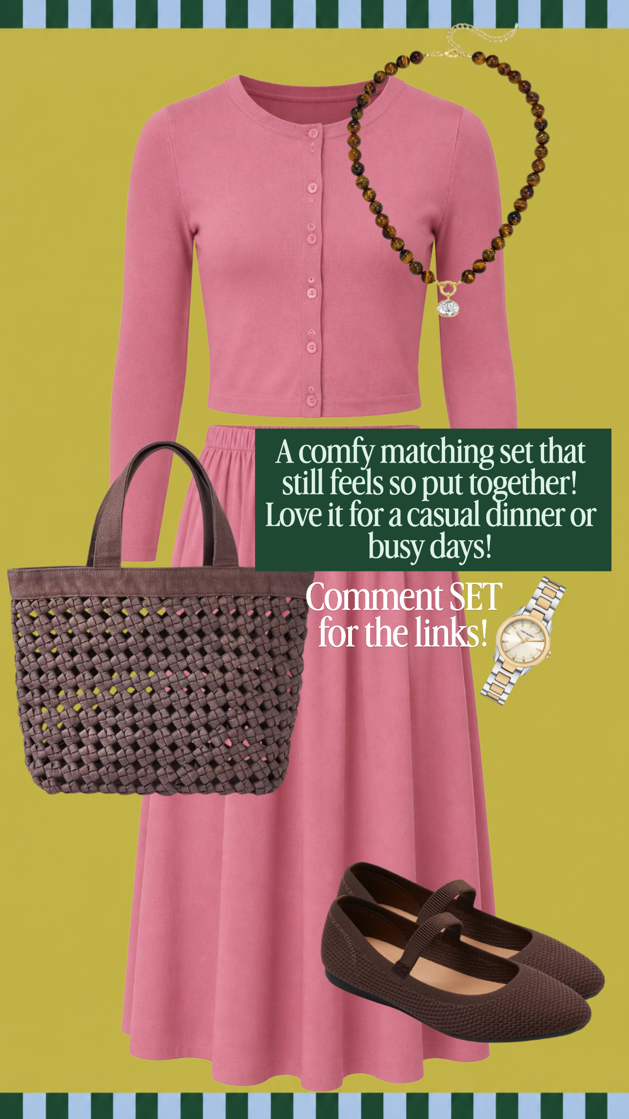 A comfy matching set that still feels so put together! Love it for a casual dinner or busy days!

#LTKootd #LTKgrwm #LTKmomlife