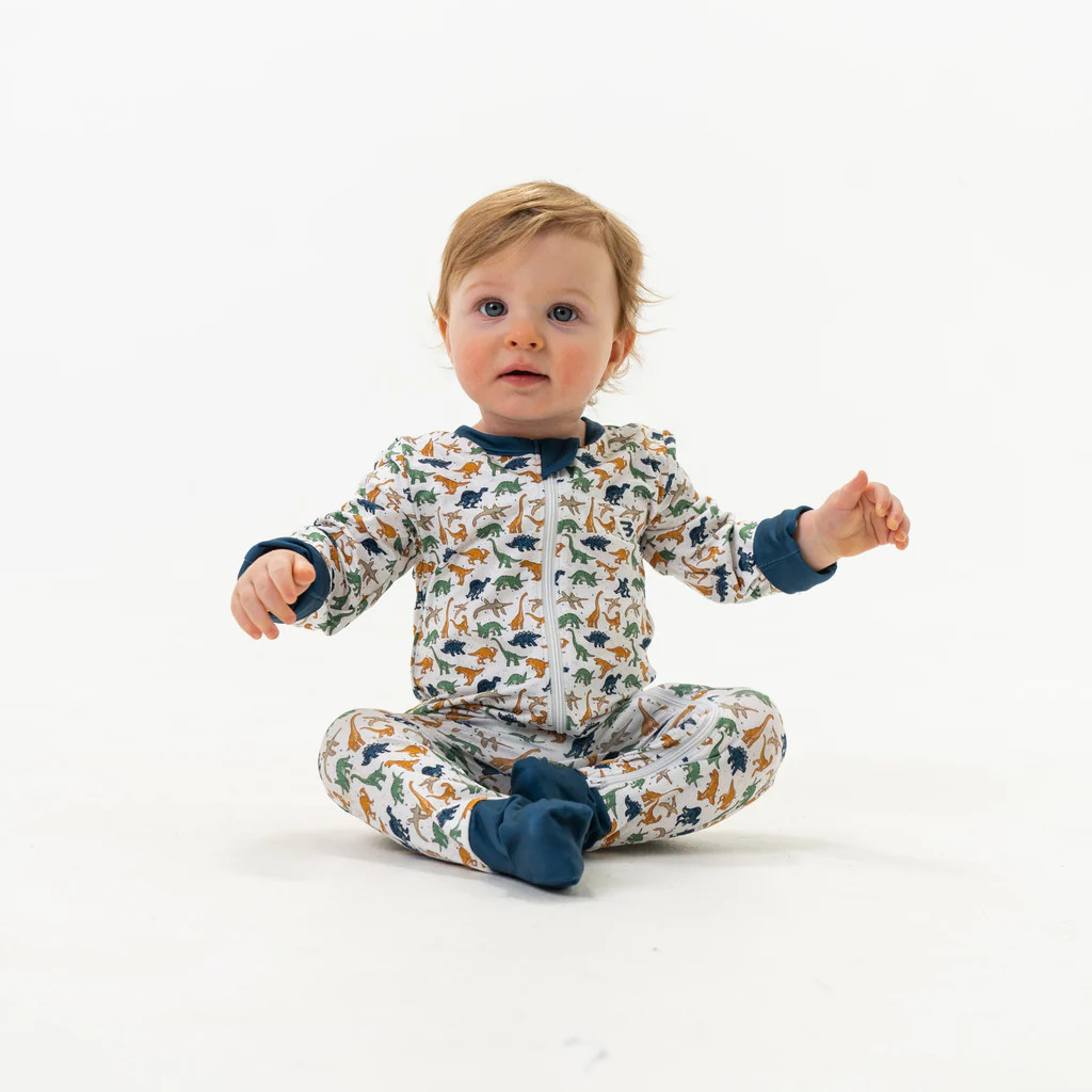 Baby Zip Up - Dino-Mite | BURLEBO