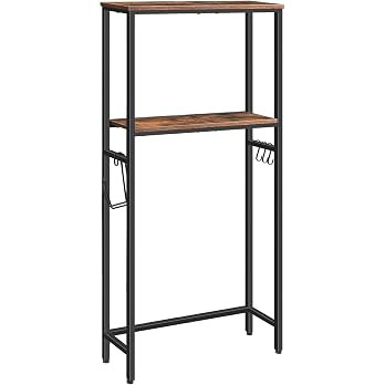 HOOBRO Over The Toilet Storage, 2-Tier Over Toilet Bathroom Organizer Shelf, with Toilet Paper Ho... | Amazon (US)