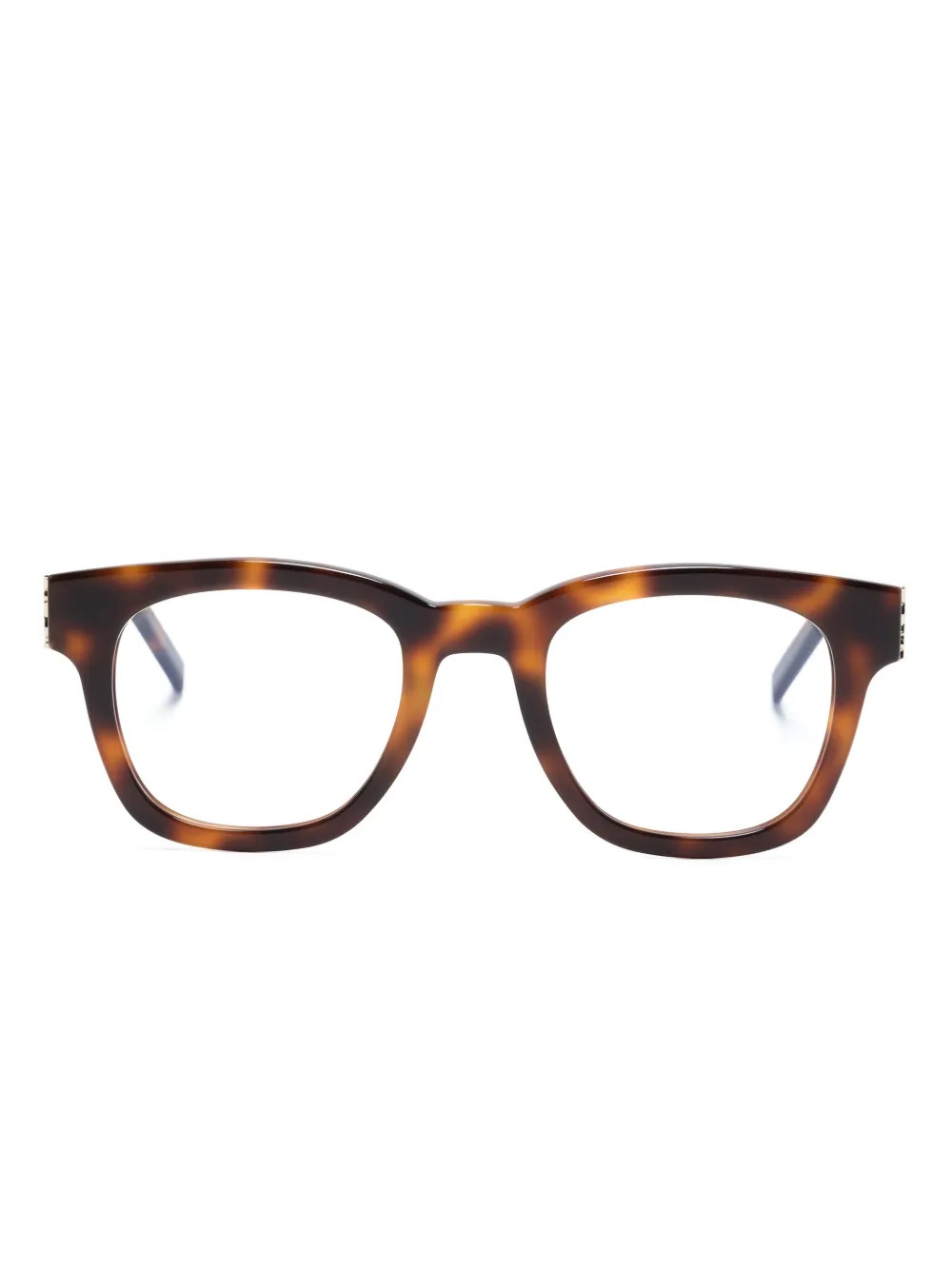 tortoiseshell square-frame glasses | Farfetch Global
