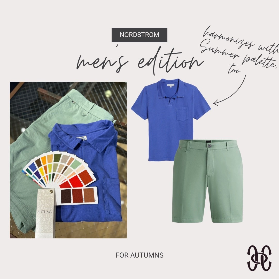 Color analysis is essential for men, too! It eases the stress of knowing what matches and what to wear. Here are a few inspirational ideas for men by season. Here’s a little bit of heliotrope and apple jade inspired clothing.
 
#houseofcolour #hoc #houseofcolourpflugerville #houseofcolourusa #coloranalysis #houseofcolouraustin #hocsummer #hocwinter #hocautumn #hocspring   
 

Nordstrom

#LTKStyleTip #LTKSeasonal #LTKMens