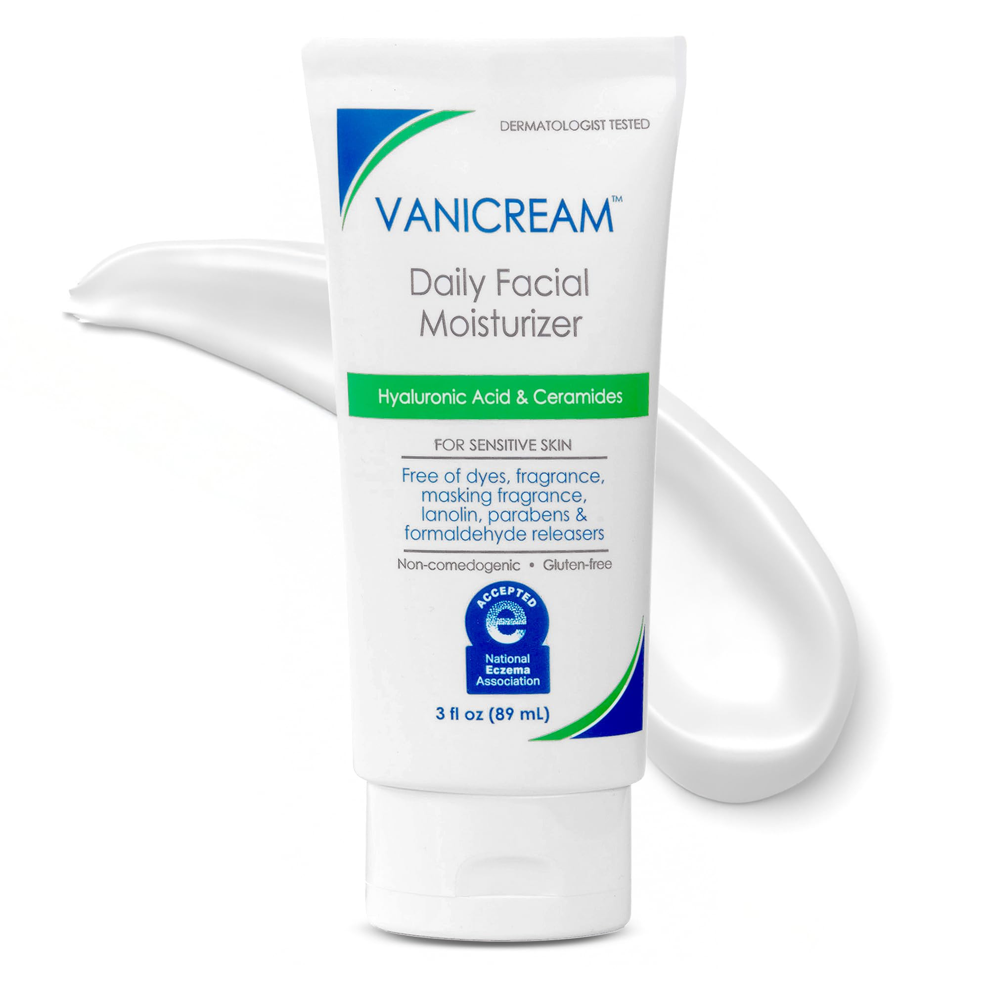 Vanicream Daily Facial Moisturizer With Ceramides and Hyaluronic Acid - Formulated Without Common... | Amazon (US)