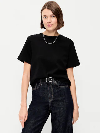 Relaxed Heavyweight Crew-Neck T-Shirt | Old Navy (US)