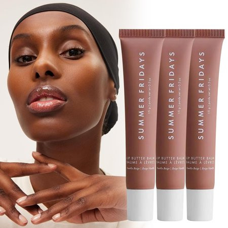 Summer Fridays 3PCS Lip Butter Balm - VANILLA BEIGE+VANILLA BEIGE+VANILLA BEIGE | Walmart (US)