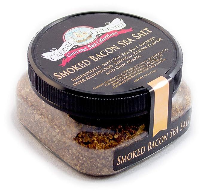 Smoked Bacon Fine Sea Salt - All-Natural Bacon Sea Salt Slowly Smoked for Perfect Smoky Flavor - ... | Amazon (US)