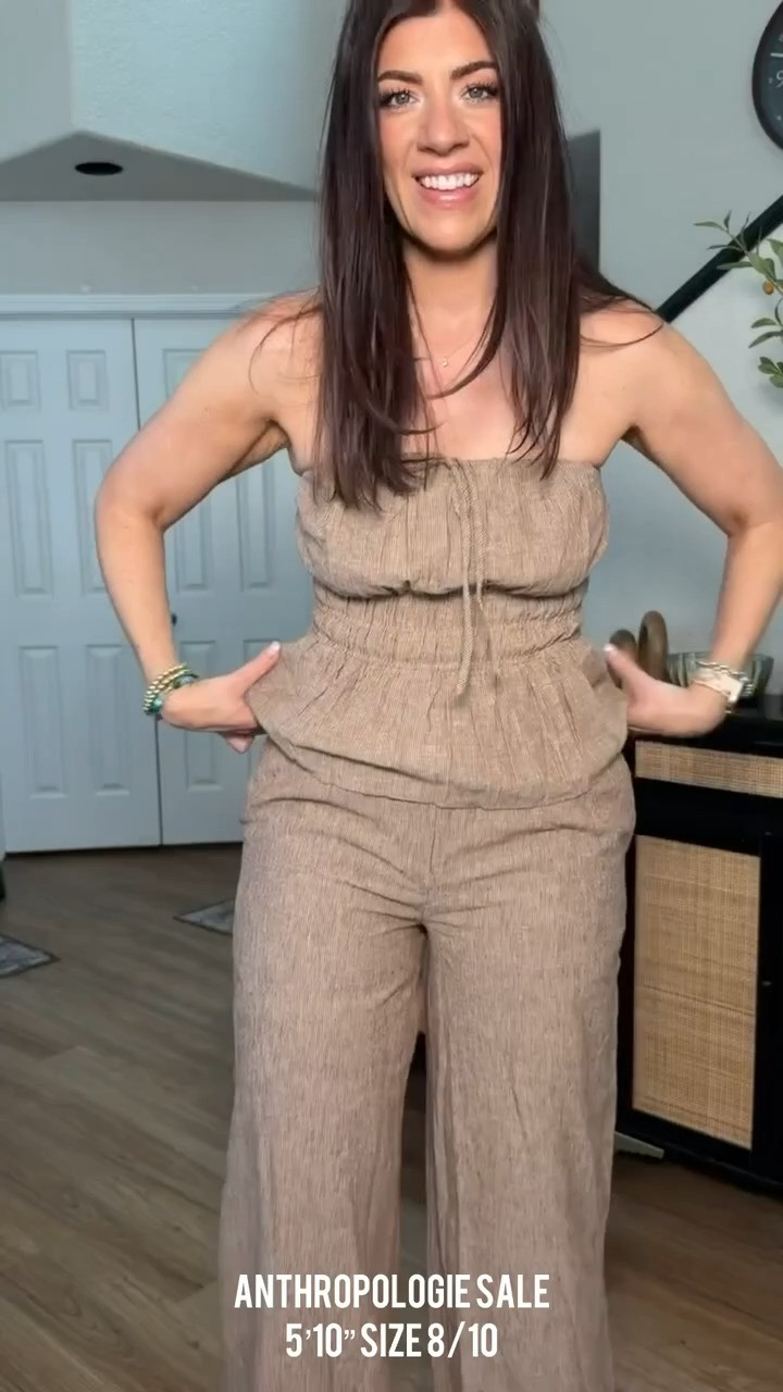 Use code MEGHAN20
In a medium strapless top and medium tall wide leg pants Anthro sale, mathcing set, linen pants, vacation outfit, midsize spring to summer style, casual outfit, spring outfits, summer outfits, everyday outfit, mom outfit

#LTKSaleAlert #LTKMidsize #LTKSeasonal