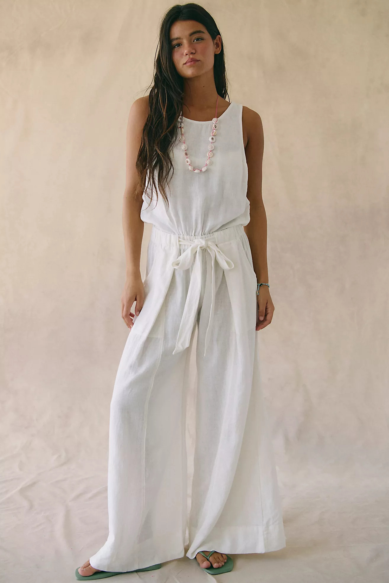 Linden Linen One-Piece Jumpsuit | Free People (Global - UK&FR Excluded)