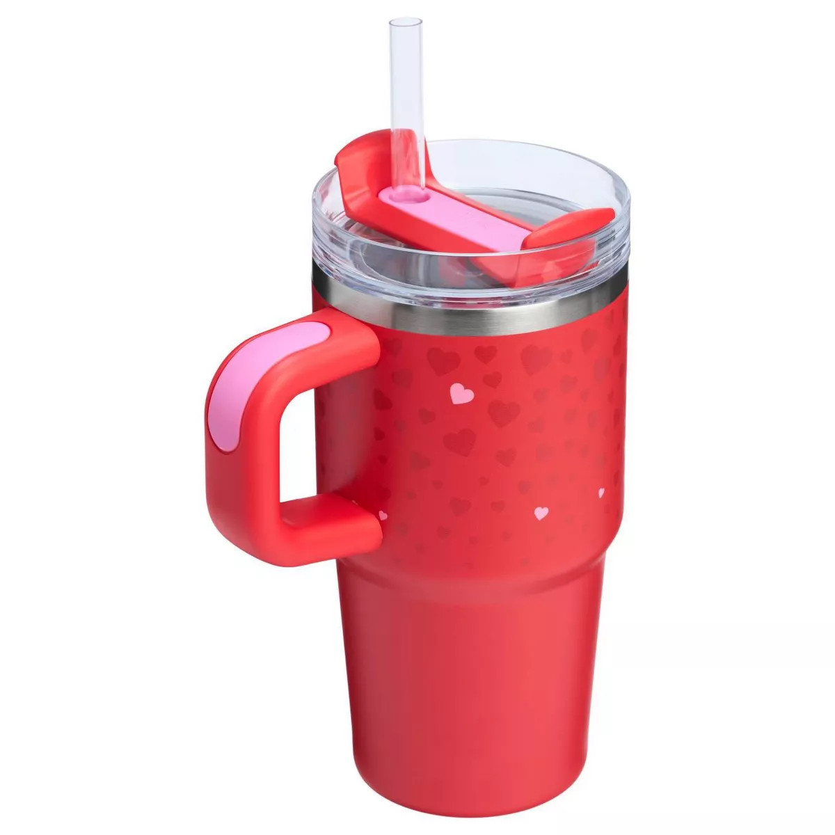 Stanley 20 oz Stainless Steel H2.0 Flowstate Quencher Tumbler with handle - Valentine's Day | Target