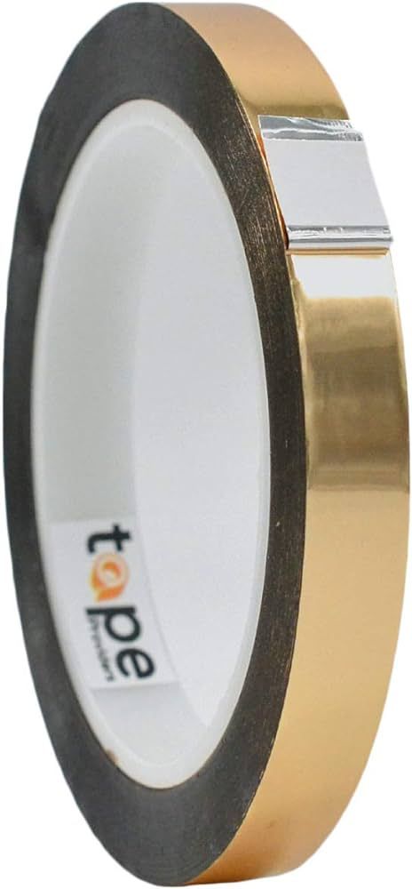 WOD MPFT2 Gold Metalized Polyester Mylar Film Tape with Acrylic Adhesive, 1/2 inch x 72 yds. Vibr... | Amazon (US)