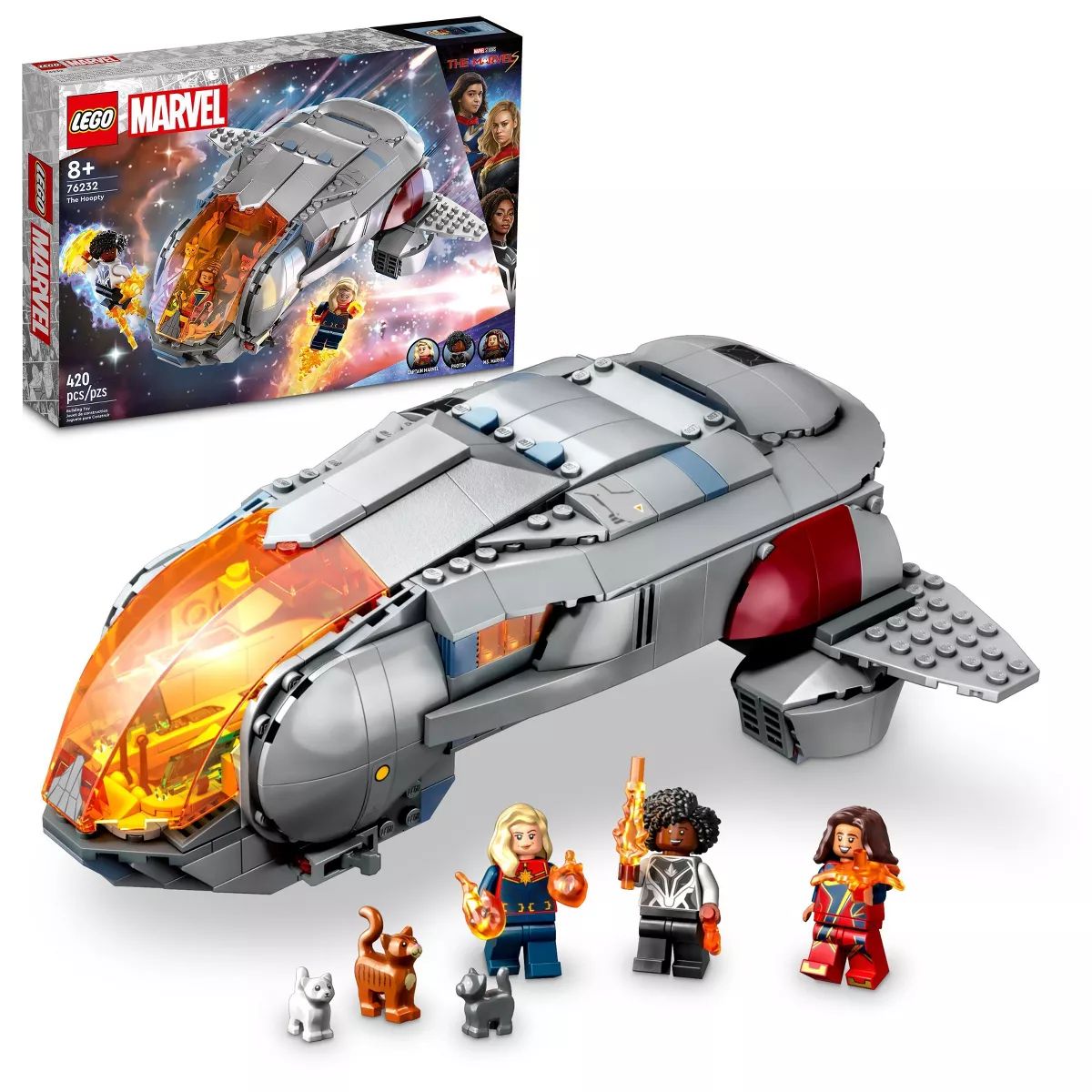LEGO Marvel The Hoopty Super Hero Spaceship Building Toy Set 76232 | Target