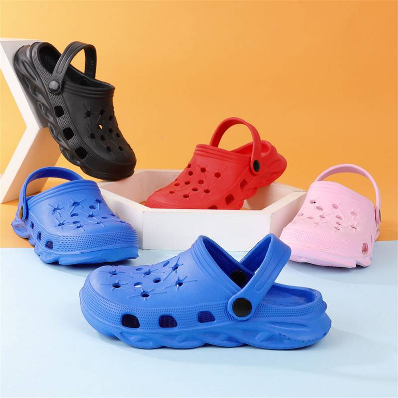 Casual Solid Color Breathable Clogs For Boys And Girls, Quick Drying Lightweight Anti Slip Clogs ... | Temu Affiliate Program