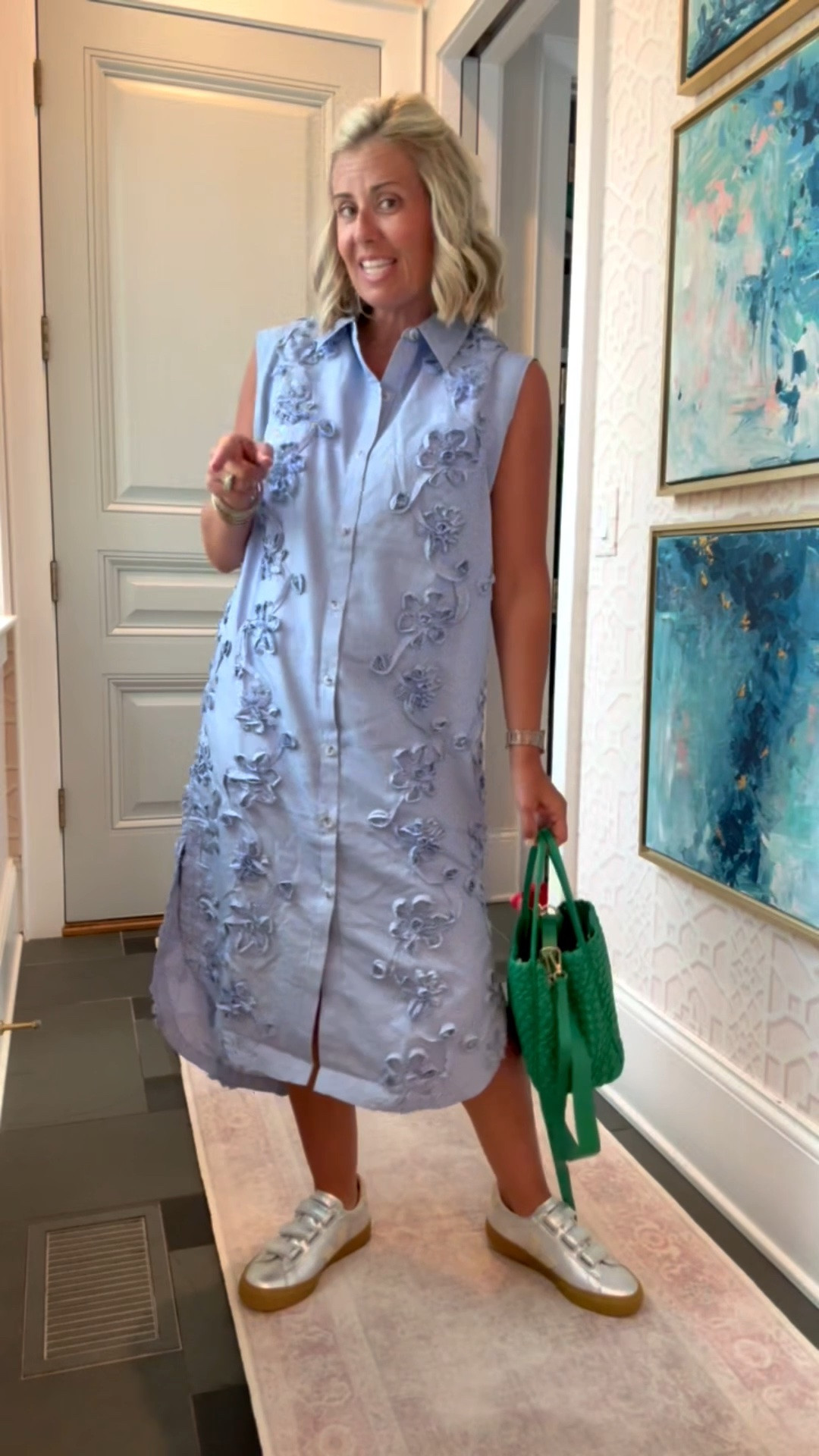 Let’s talk about how adorable this dress is y’all! The details of this dress are stunning! Pop the collar on this classic look and off we go! I’m in xs dress and 8 sneaker tts. 

*Use my code CATHERINE20 for 20% off Orders of $100+ at Anthropologie 
*Dates: Thursday 6/25 – Sunday 6/28

￼

#LTKdayinmylife #LTKootd #LTKmomlife