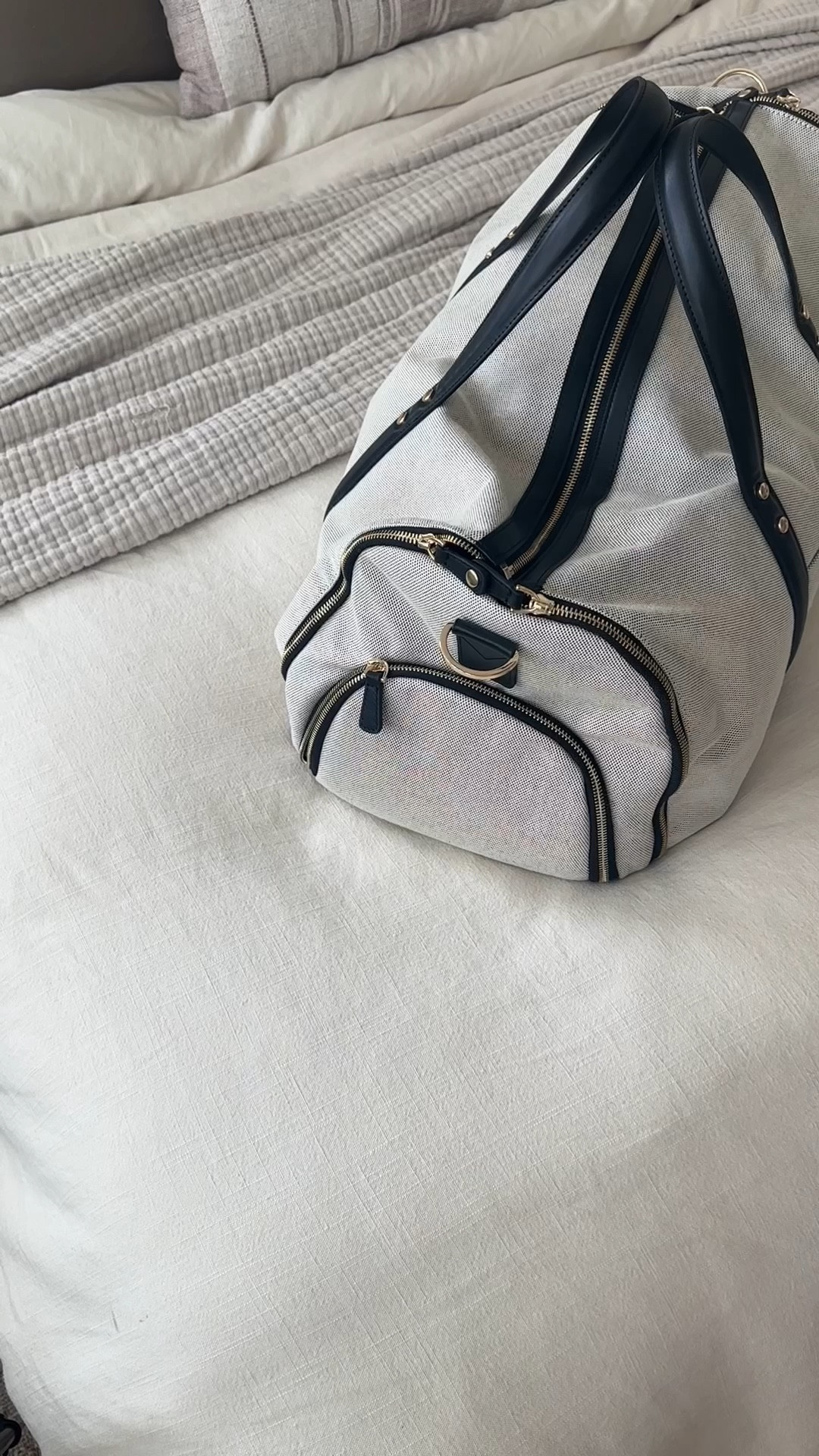 Pack my carry on with me 🤍 this garment bag is so convenient! 

#LTKunder50 #LTKtravel