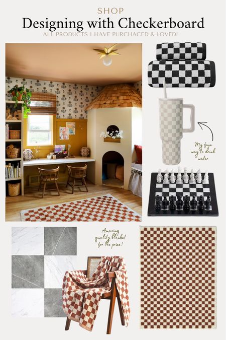 Shop checkerboard products I’ve personally purchased and loved  

#LTKhome #LTKstyletip