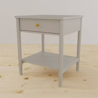 Eden One Drawer Classic Wood Nightstand - Brookside Home | Target